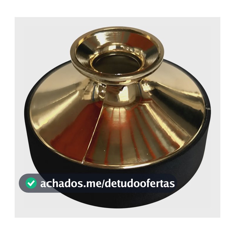 Surdina Para Sax Alto Alvares Modelo Cor Dourada