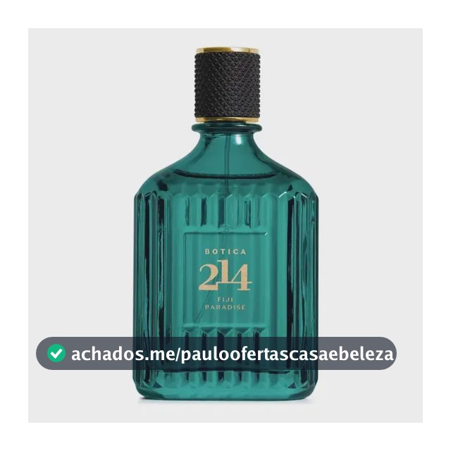 Botica 214 Fiji Paradise Fougère Especiado Eau De Parfum 90ml Perfume Masculino