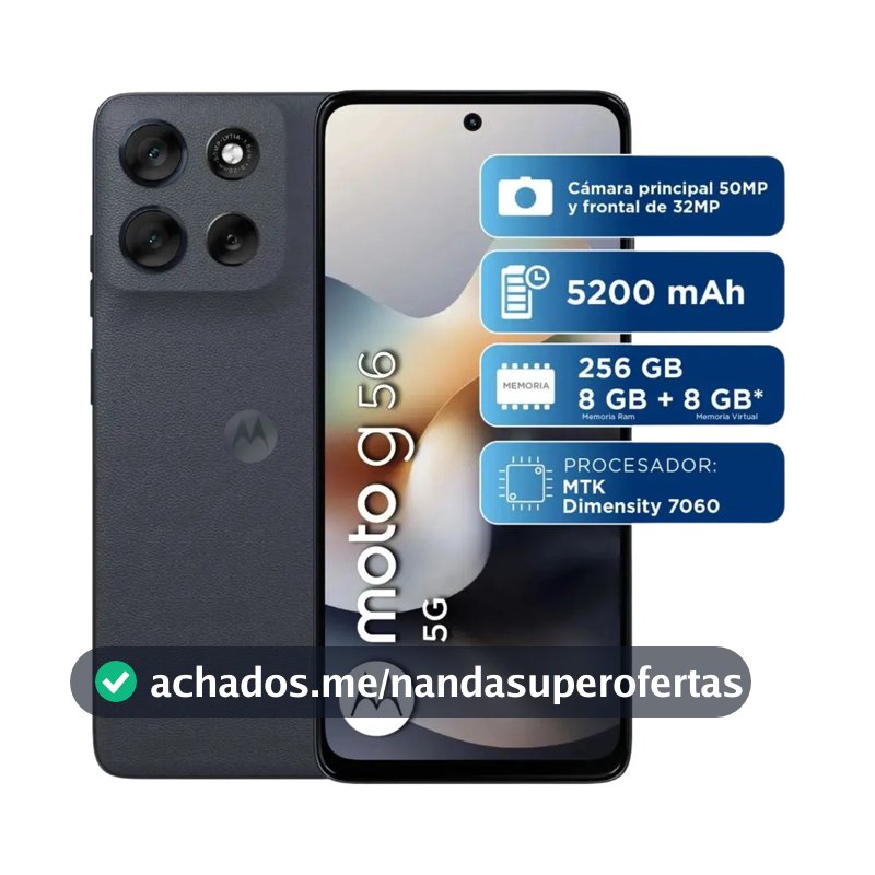 Motorola Moto G56 5g Dual Sim 256gb + 8gb preto