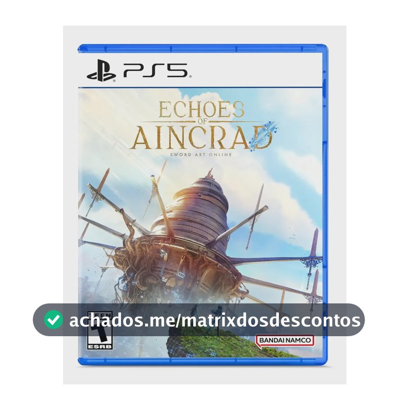 Sword Art Online Echoes Of Aincrad Ps5 Mídia Física