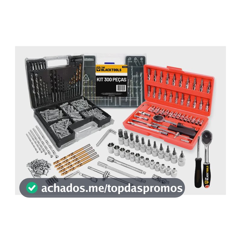 Jogo De Ferramentas Chaves Catraca Philips Fenda 346 Peças Vermelho / Prata / Preto