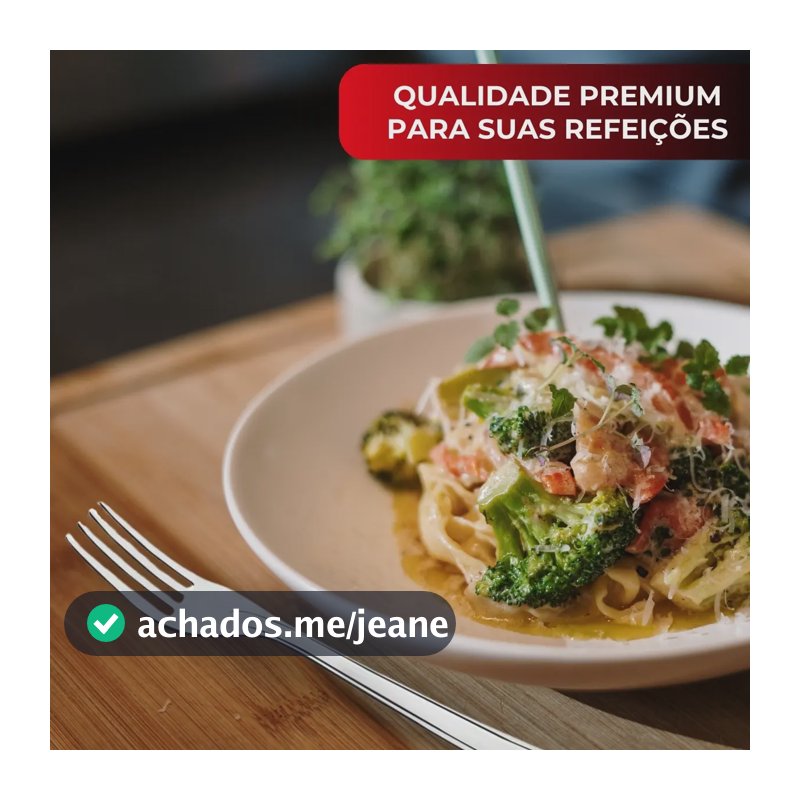 Kit 48 Garfos de Mesa Inox Garfo de Aço Inoxidável 18cm Linha Oriente Talheres para Restaurante Buffet Lanchonete Jantar e Casa Pode Ir à Lava Louças Tippi