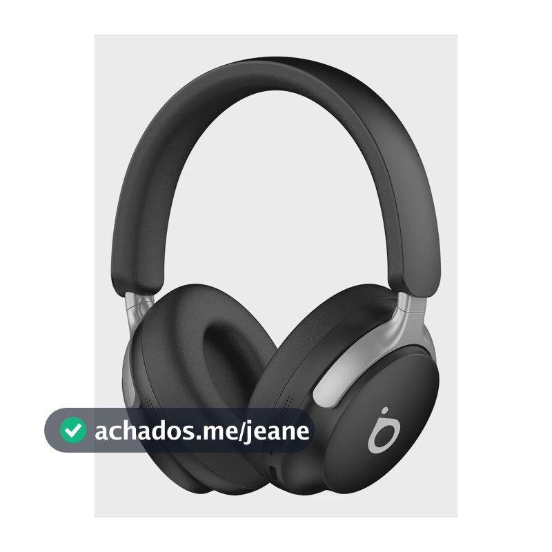 Headphone Bluetooth 5.4 Com Anc+Enc 40h Bateria Basike Fone Headset Bluetooth Com Microfone Hi-fi Estéreo Para iPhone Samsung Xiaomi Motorola Preto