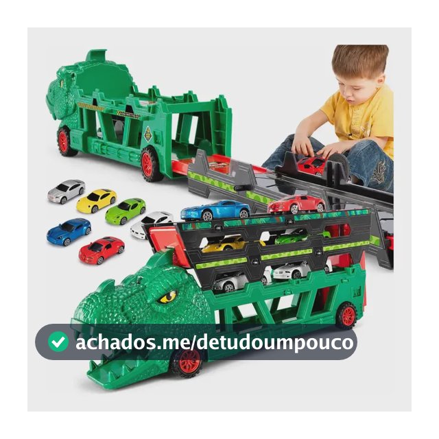 Lançador Dino Dinossauro 6 Carrinhos Brinquedo Infantil Pista De Corrida Super Velocidade Lançamento Automático Presente Menino 3 Anos Verde