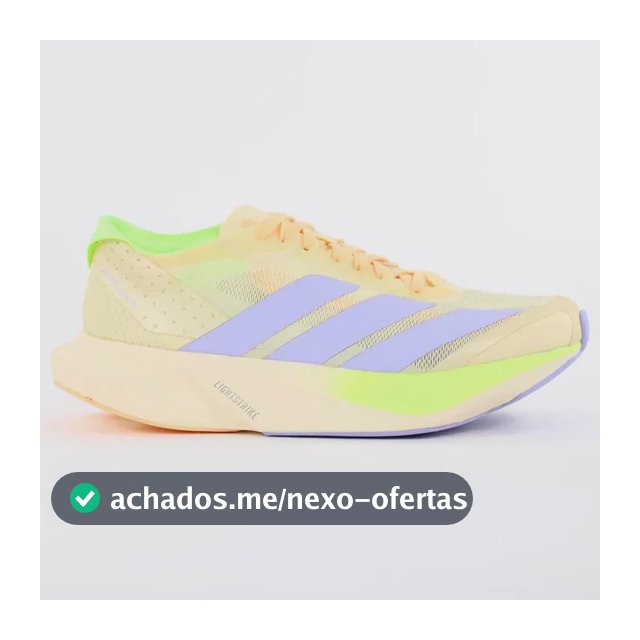 Tênis adidas Adizero Drive Rc Neon Corrida Treino Amarelo Amarelo 38 Br
