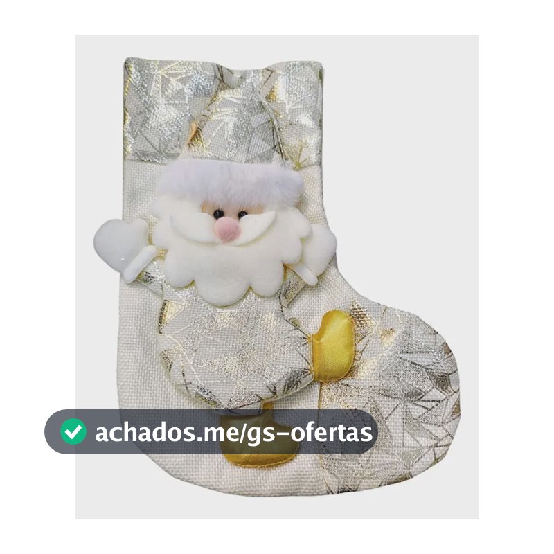 Enfeite Bota Natalinas 3d 25cm Dourada Natal - Noel Bota Dourado
