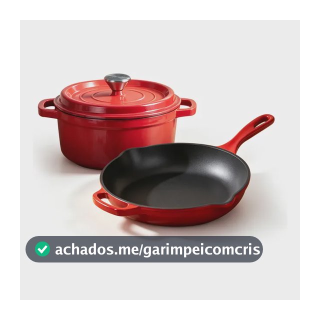 Kit 9 Panela Esmaltado Caçarola/frigideira Com Utensílios Sem Utensílios De Silicone