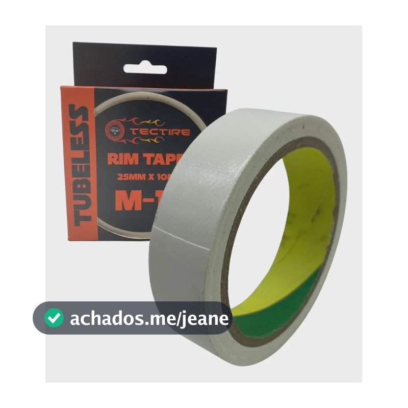 Fita De Vedação Tectire Tape Conversão Tubeless 10mt X 25mm