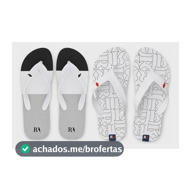 Kit 2 Pares Chinelo Masculino Reserva Confortável E Macio Ptocinza E R 41/42