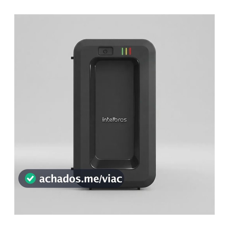 Nobreak Intelbrás Attiv 600 Bivolt 600va Preto