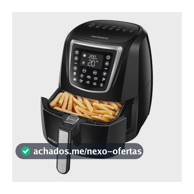 Air Fryer Mondial Family Afn-40-di Preto 4l Preto 110v
