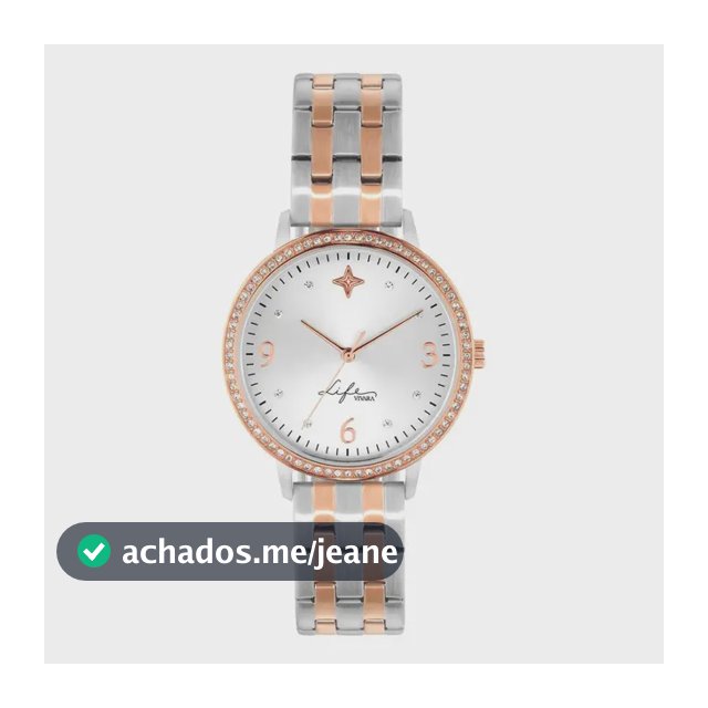 Relógio Life Sucesso Feminino Aço Prateado E Rosé Prateado E Rosé Prateado