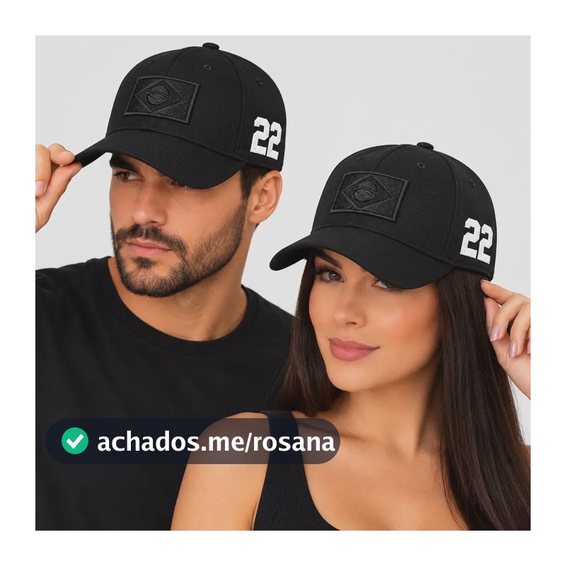 Boné Patriota Brasil 22 Casual Aba Curva Unissex  Bolsonaro Preto Unico
