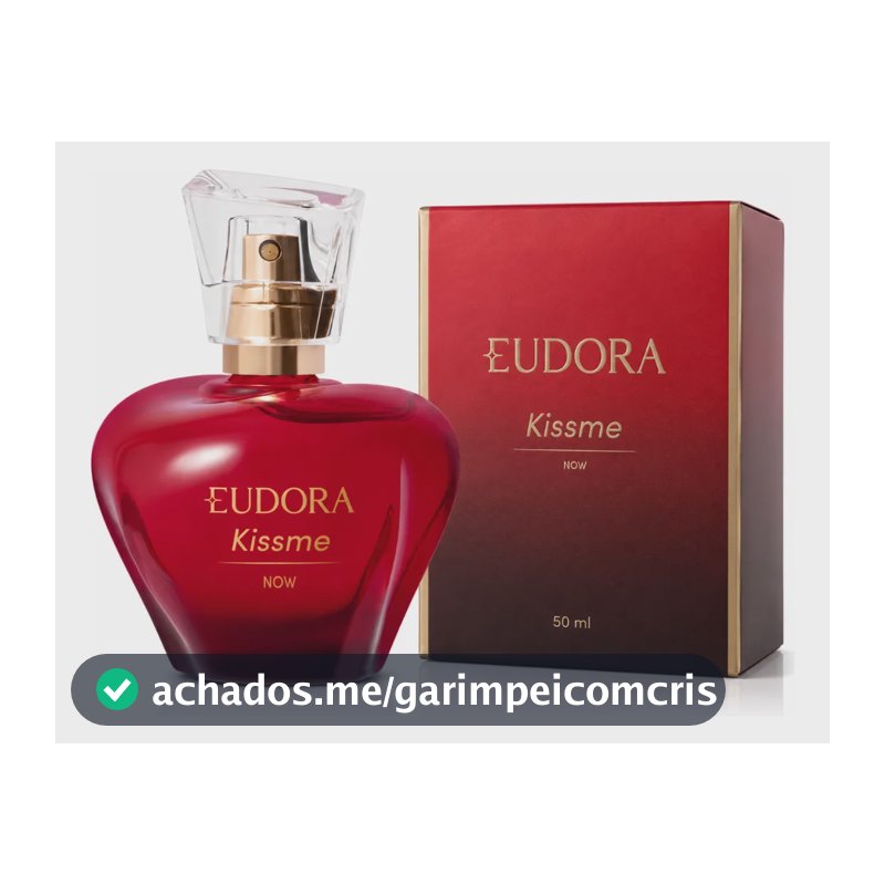 Perfume Feminino Eudora Kiss Me Now Colonia Floriental 50ml