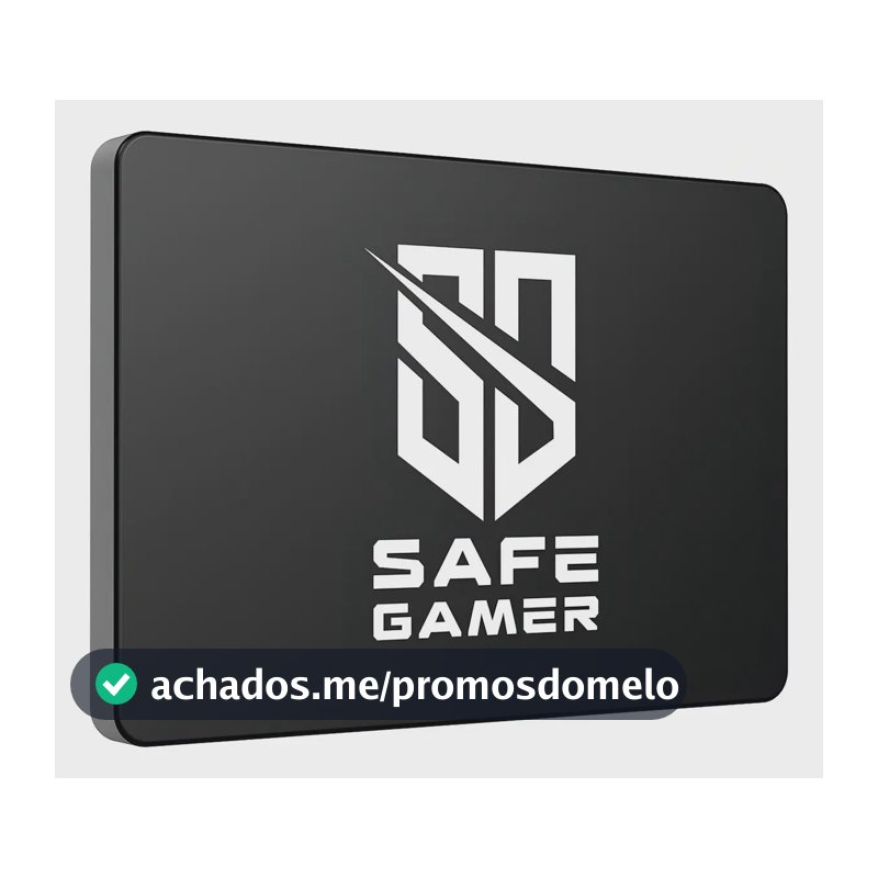 Ssd Safe Gamer 512gb Sata Iii 550 MB/s - Sg-ssd2.5ed0512gb Cor Preto