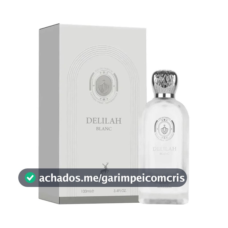 Perfume Arabe Delilah Blanc Maison Alhambra 100 Ml Original