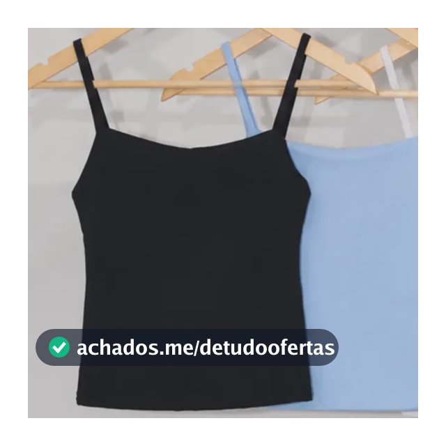 Kit 3 Regatinhas Femininas Suplex Forro Duplo Básica Casual