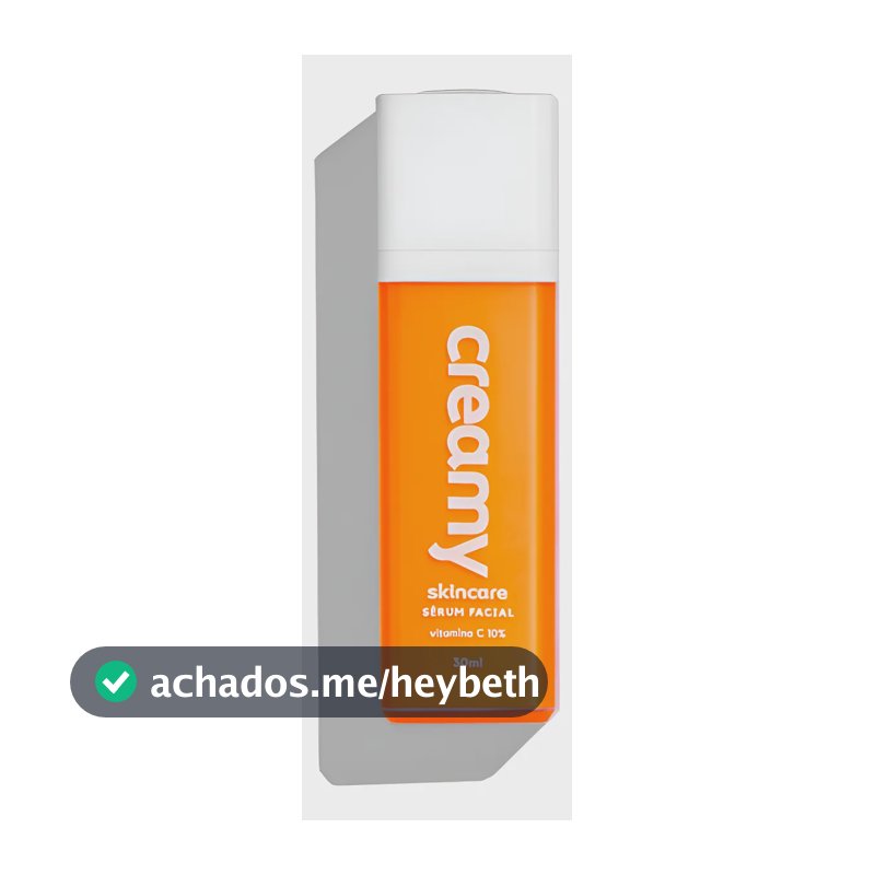 Creamy Skincare Vitamina C 30ml | Sérum Facial, Vitamina C 10%, Aumenta Firmeza da Pele, Previne Rugas Finas, Clareador de Manchas | Todos os Tipos de Pele