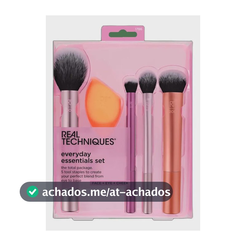 Kit Real Techniques Everyday Essentials (5 Produtos) Blz Única