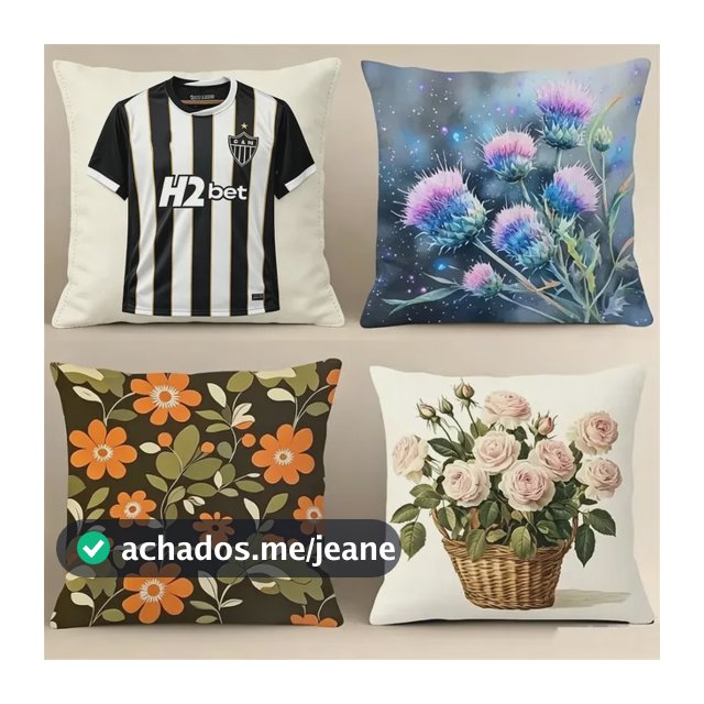 4 Capas De Almofada Florais Em Aquarela Cznd