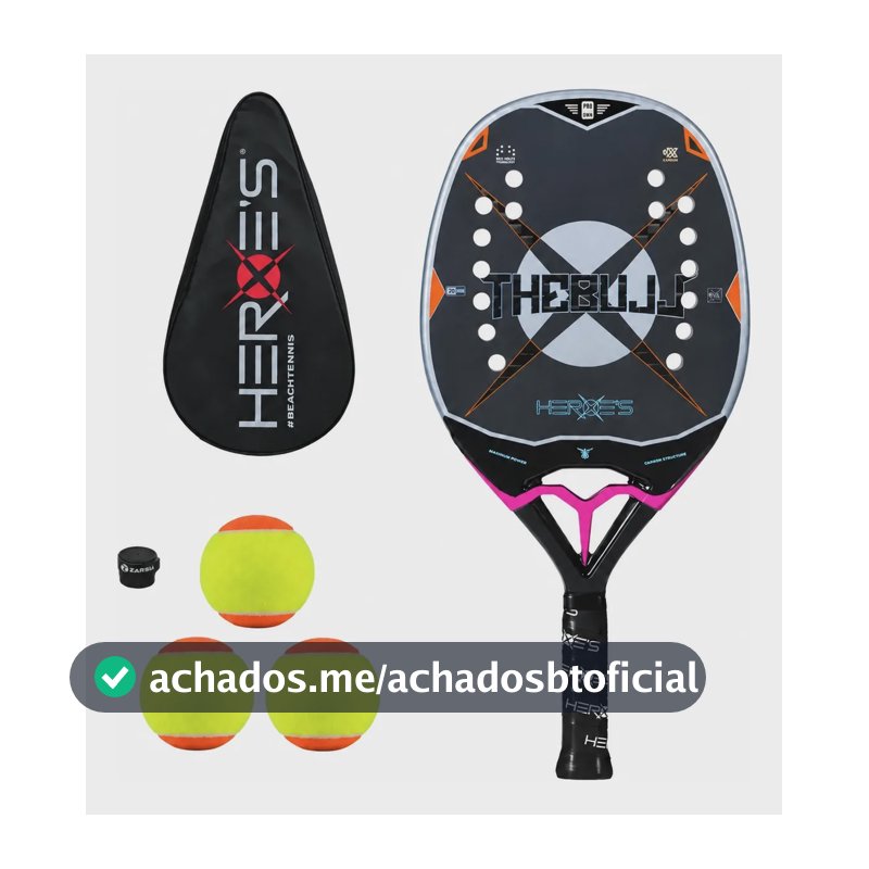 Raquete Beach Tennis Thebull 2025 Nfc + Brindes Thebull
