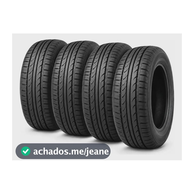 Jogo 4 Pneus Remold 175/65 R14 Aro 14 Borracha Vipal T
