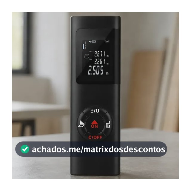 Trena Laser 40m Recarregável Com Cabo Usb Medidor Digital De Distância Área Volume Precisão ±2mm Fácil De Usar Para Obra Reforma Parede Cômodo Altura Mede Sozinho Sem Fita Eletric Teck