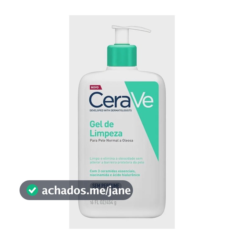 Gel De Limpeza Facial Para Pele Normal A Oleosa 454g Cerave