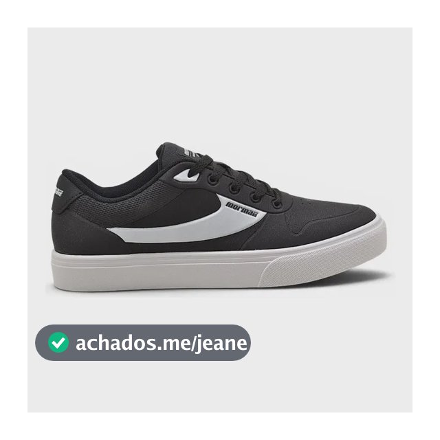 Tenis Mormaii Urban Versa Masculino Casual Conforto Skate Preto/branco 42 Br