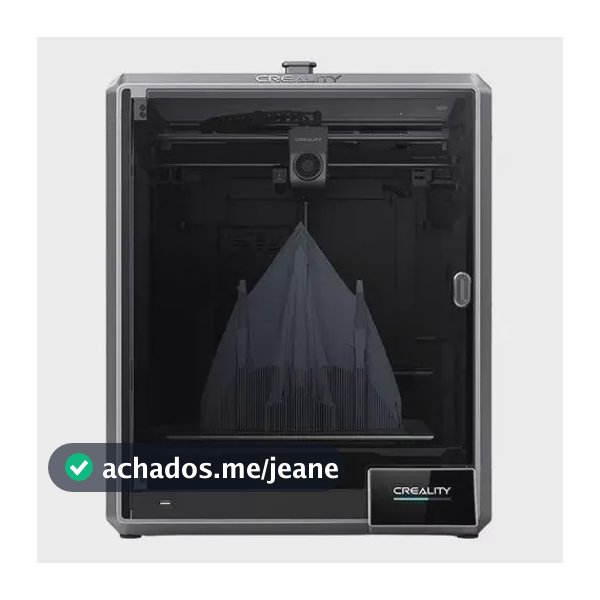 Impressora 3d Creality K1 Max Fdm 300x300x300mm Velocidade 600mm/s 127/220v Black