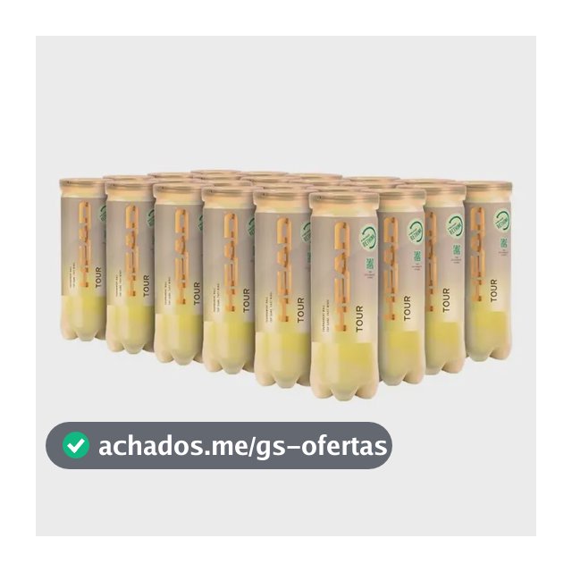 Bola De Tênis Head Tour - Caixa Com 24 Tubos 72bolas