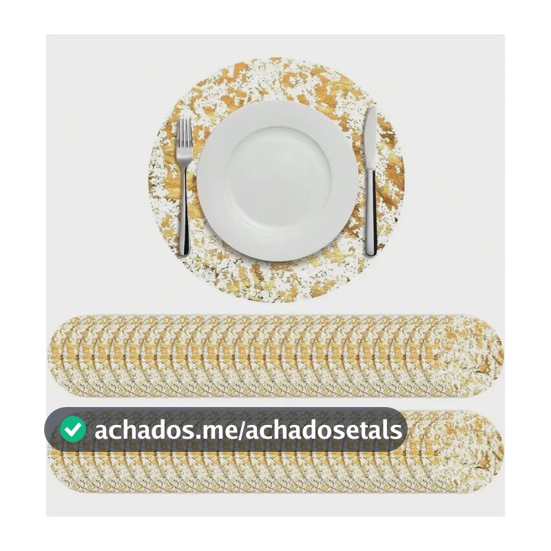 50 Jogos Americanos Descartáveis Para Decoração De Casa