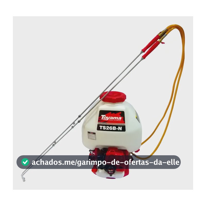 Pulverizador Costal Gasolina Toyama TS26B 25L 2 Lanças 26cc