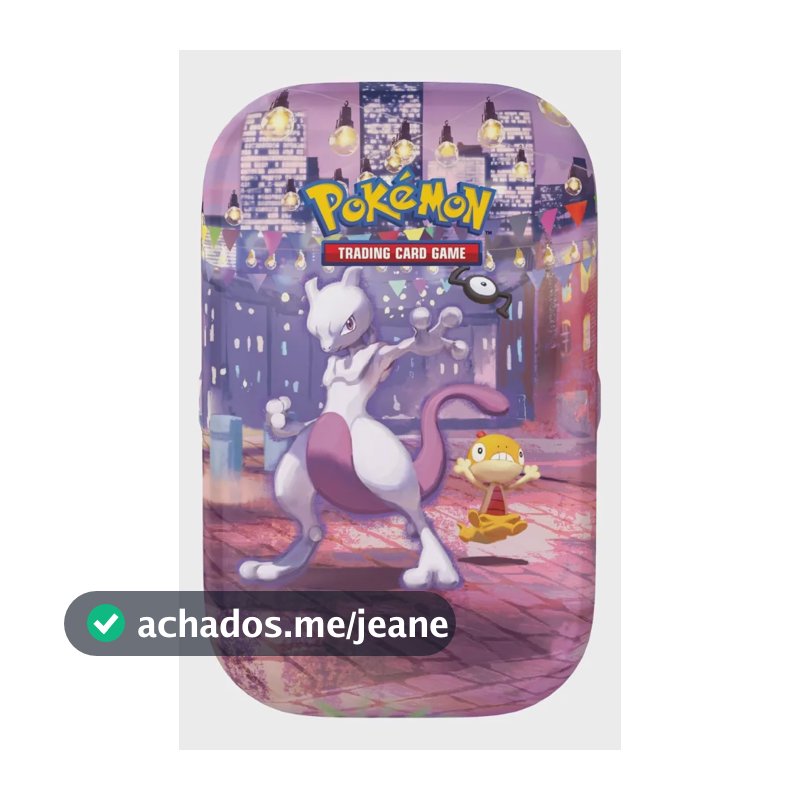 Pokémon Tcg: 30th Mini Tin Lata - Mewtwo (day) - Inglês