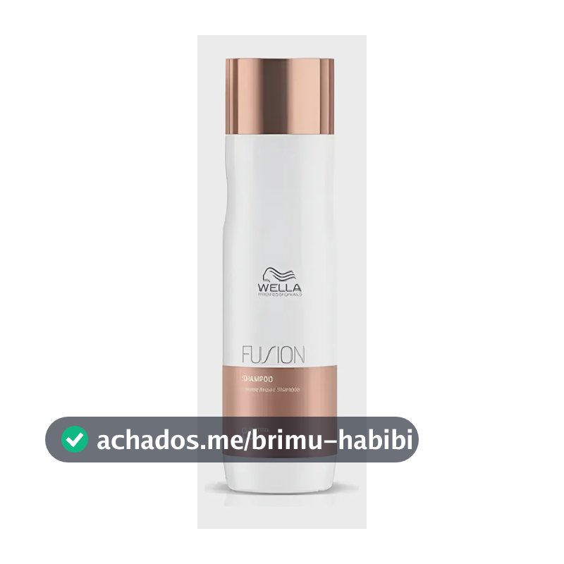 Shampoo Wella Fusion 250ml: Reparação Extrema 95% Mais Forte