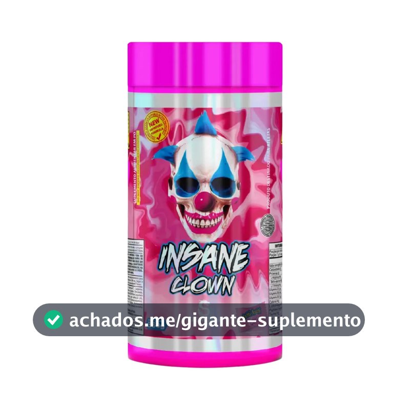 Suplemento em pó Demons Lab Beta alanina Pré Treino Insane Clown 350g Demons sabor Tutti frutti x 350g