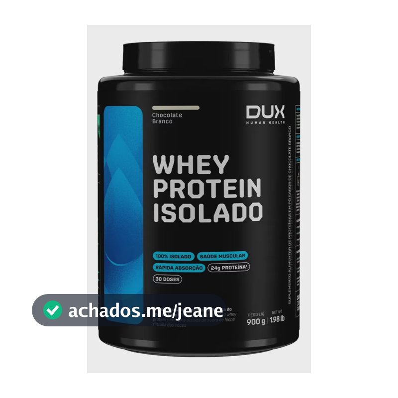 Whey Dux Isolado 900g Chocolate Branco