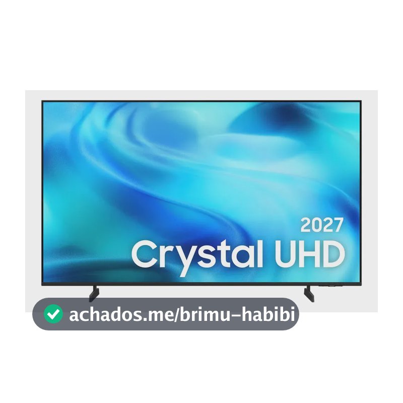 Samsung Smart TV 58" Crystal UHD 4K U8000H 26/2027, Vision AI Companion, Modo Estádio, Xbox Cloud Gaming