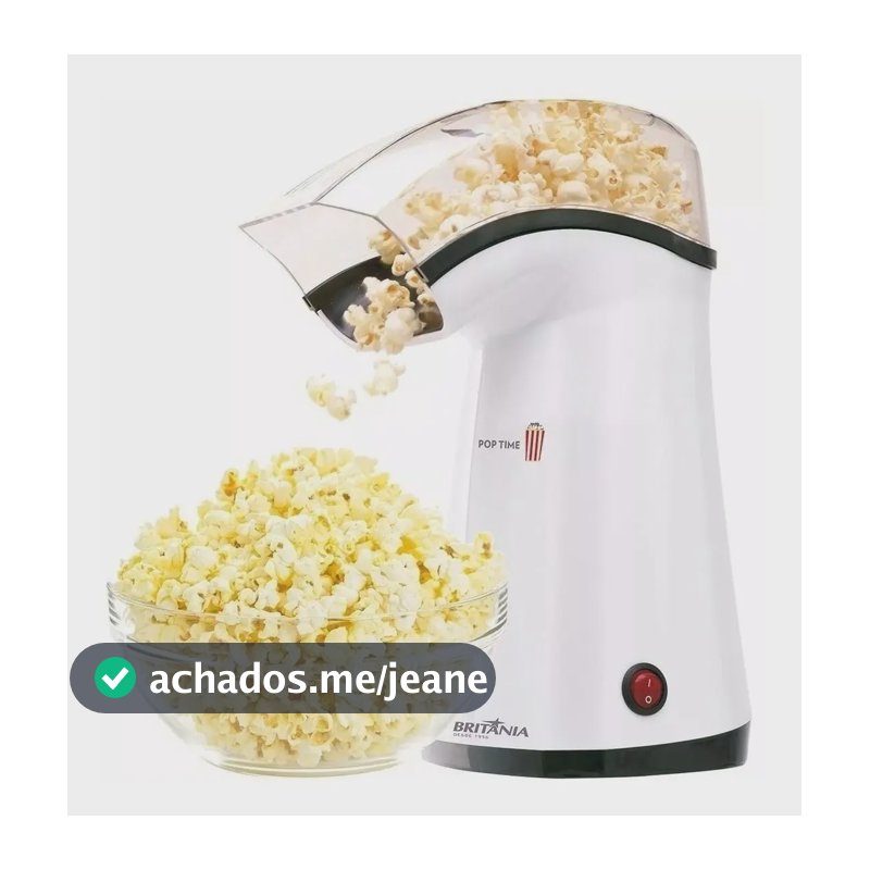 Pipoqueira Pop Time Britânia Branco 220v