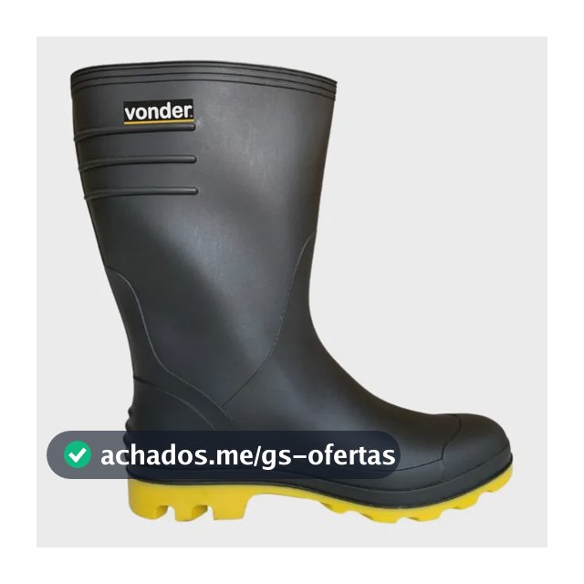 Bota De Borracha Galocha Impermeável Sete Leguas Motoboy Pvc