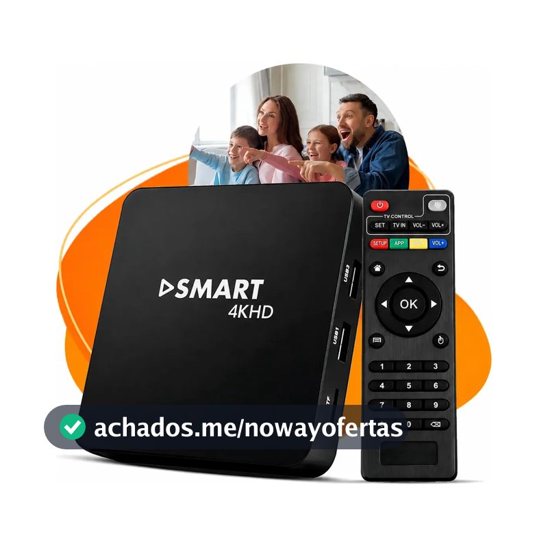 Smart Pro Tv Box 4k Android Tv Youtube Netflix Wi-fi 5g
