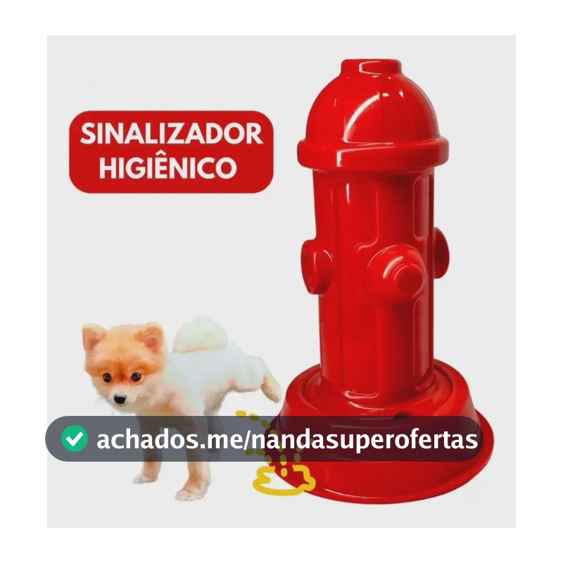 Postinho Hidrante Educador Sanitário Pet Xixi Certo Promoção