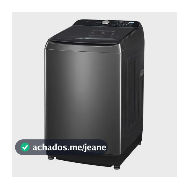 Lavadora De Roupas Midea 14,5 Kg Wave Impeller Titanium 127v 110v Preto