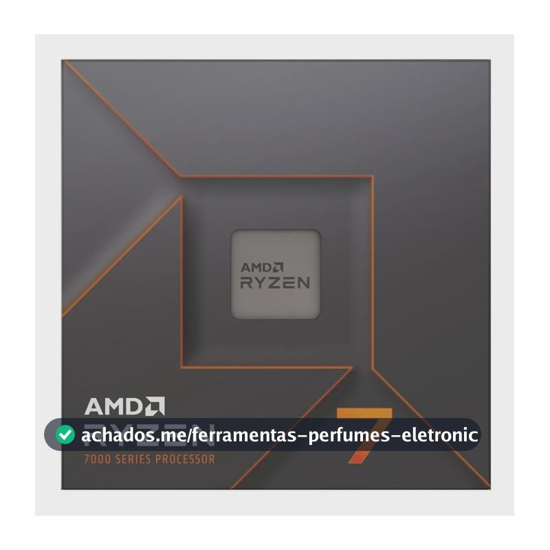 Processador gamer AMD Ryzen 7 7700X 100-100000591WOF de 8 núcleos e 5.4GHz de frequência com gráfica integrada