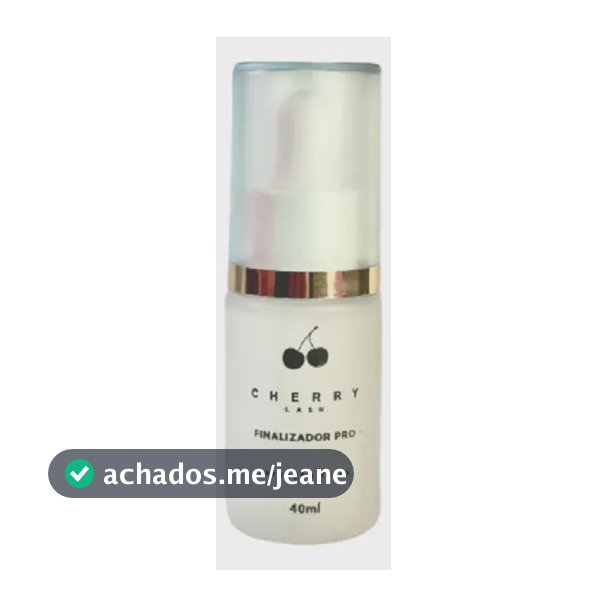 Finalizador Cherry Profissional Extensão De Cílios Incolor