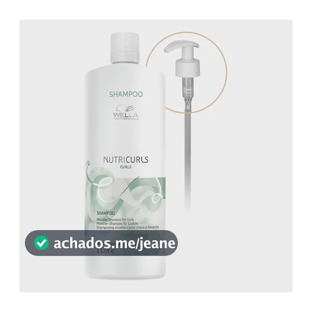 Kit Wella Professionals Nutricurls - Limpeza Essencial