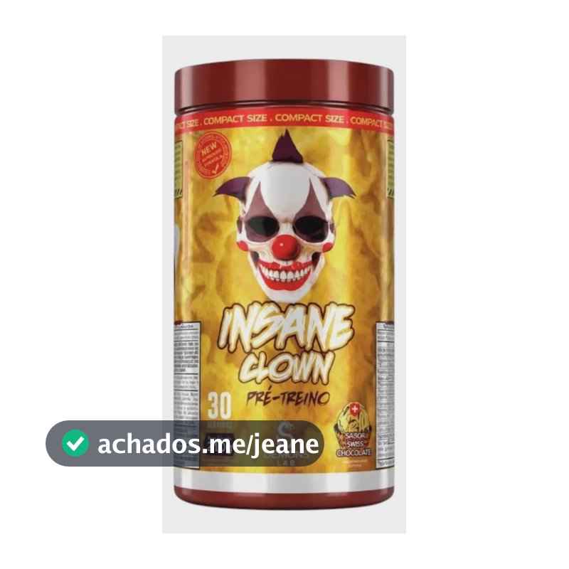Pre Treino Insane Clown 210g Chocolate Demons Lab Chocolate