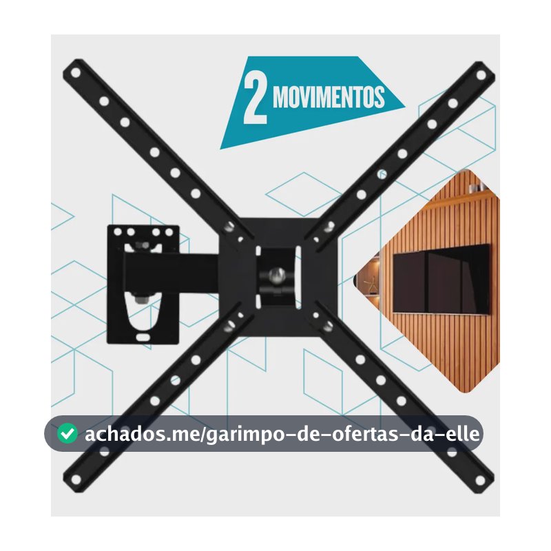 Suporte Tv Articulado 10 Até 60 Polegadas Led Lcd Plasma Inclinável