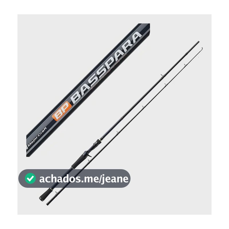 Vara Pesca Carretilha Major Craft Basspara 1,91m 10-16lb 2p