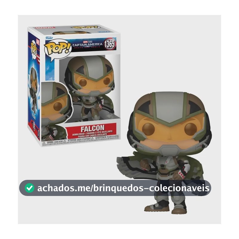 Boneco Funko Pop! Marvel Capitão América 4 Falcão (joaquin)